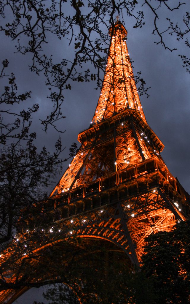 Eiffel Tower at night