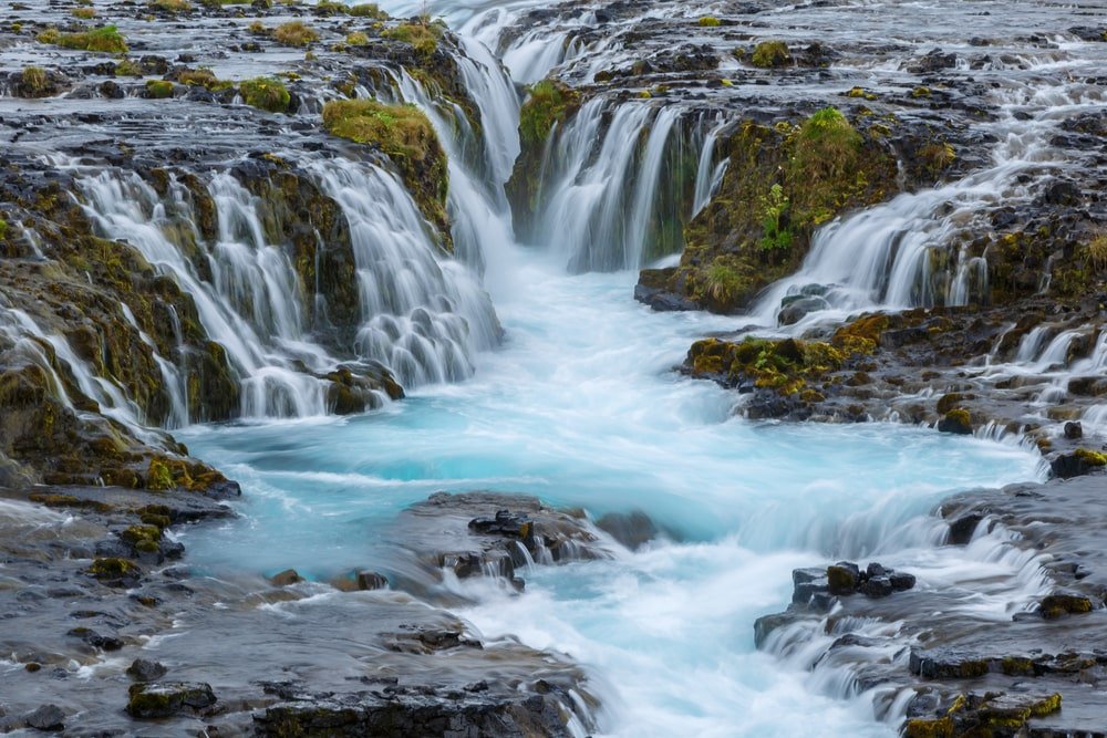 Brúarfoss Waterfall